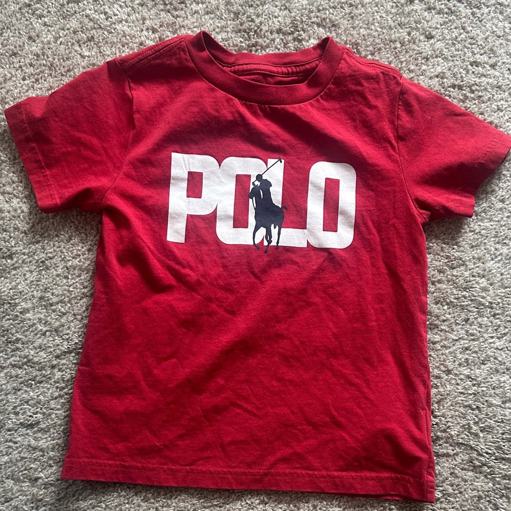 Polo by Ralph Lauren Kids Red Graphic Tee ♥️